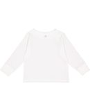 Rabbit Skins 3311 Toddler Long Sleeve T-shirt in White