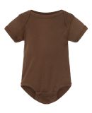 4400 Onsie Rabbit Skins Infant Lap Shoulder Creepe in Brown