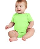 4400 Onsie Rabbit Skins Infant Lap Shoulder Creepe in Key lime