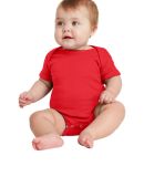 4400 Onsie Rabbit Skins Infant Lap Shoulder Creepe in Red