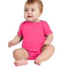 4400 Onsie Rabbit Skins Infant Lap Shoulder Creepe in Raspberry