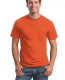 2300 Gildan Ultra Cotton Pocket T-shirt in Orange