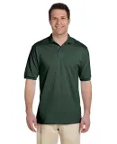 Jerzees 437M Jersey Sport Shirt with SpotShield in Forest green