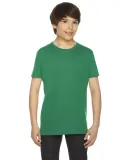 2201 American Apparel Unisex Youth Fine Jersey S/S KELLY GREEN