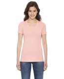 BB301 American Apparel Womens Poly Cotton Short Sl APRICOT