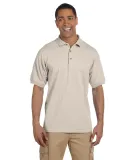 Gildan 3800 Ultra Cotton Pique Knit Sport Shirt in Sand