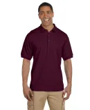 Gildan 3800 Ultra Cotton Pique Knit Sport Shirt in Maroon