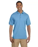 Gildan 3800 Ultra Cotton Pique Knit Sport Shirt in Carolina blue