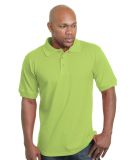 1000 Bayside Adult Cotton Pique Polo Lime Green