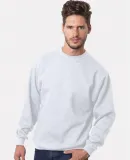 1102 Bayside Fleece Crew Neck Pullover White