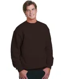 1102 Bayside Fleece Crew Neck Pullover Chocolate