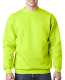 1102 Bayside Fleece Crew Neck Pullover Lime Green