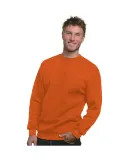 1102 Bayside Fleece Crew Neck Pullover Bright Orange