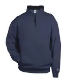 1286 Badger 1/4 Zip Fleece Pullover Navy