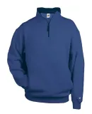 1286 Badger 1/4 Zip Fleece Pullover Royal