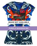 1455 tie dye Juniors' Sublimation-Dyed Tee Purple Invasion 691