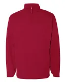 1480 Badger 1/4 Zip Poly Fleece Pullover Red