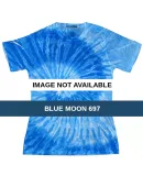 1555 tie dye Sublimated Polyester Ladies' Tee Blue Moon 697