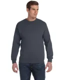 Gildan 1200 DryBlend Crew Neck Sweatshirt in Charcoal