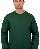 Gildan 1200 DryBlend Crew Neck Sweatshirt in Forest green