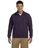 18800 Gildan Adult Heavy BlendVintage 1/4-Zip Cade BLACKBERRY