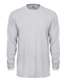 2104 Badger Youth B-Core Long-Sleeve Performance T Silver