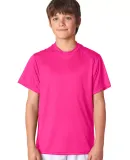 2120 Badger Youth B-Core Performance Tee in Hot pink