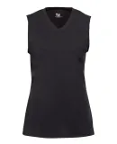 2163 Badger B-Core Girls Sleeveless Tee Black