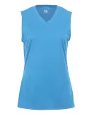 2163 Badger B-Core Girls Sleeveless Tee Columbia Blue