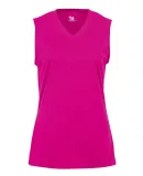 2163 Badger B-Core Girls Sleeveless Tee Hot Pink