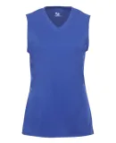 2163 Badger B-Core Girls Sleeveless Tee Royal