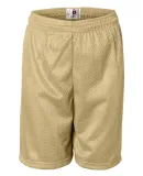 2207 Badger Youth Mesh/Tricot 6-Inch Shorts Vegas Gold