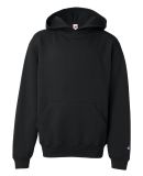 2254 Badger Youth Hooded Sweatshirt in Black