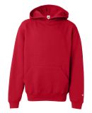 2254 Badger Youth Hooded Sweatshirt in Red