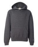 2254 Badger Youth Hooded Sweatshirt in Charcoal