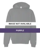 2254 Badger Youth Hooded Sweatshirt Purple