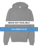 2254 Badger Youth Hooded Sweatshirt Columbia Blue