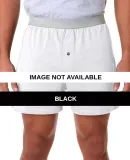 2420 Robinson Adult Jersey Knit Boxer Shorts Black
