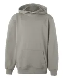 2454 Badger BT5 Youth Performance Hoodie Silver