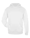 2454 Badger BT5 Youth Performance Hoodie White