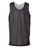 2529 Badger Youth Mesh Reversible Tank Black/ White