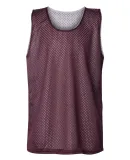 2529 Badger Youth Mesh Reversible Tank Maroon/ White
