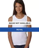 2566 LA T Girls' 2X1 Rib Tank Royal