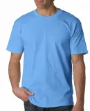 2905 Bayside Adult Union Made Cotton Tee Carolina Blue