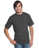 2905 Bayside Adult Union Made Cotton Tee Charcoal