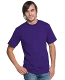 2905 Bayside Adult Union Made Cotton Tee Purple