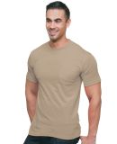 3015 Bayside Adult Union Made Cotton Pocket Tee Sand