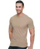 3015 Bayside Adult Union Made Cotton Pocket Tee Sand