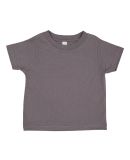 3301T Rabbit Skins Toddler Cotton T-Shirt in Charcoal