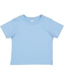 3301T Rabbit Skins Toddler Cotton T-Shirt in Light blue